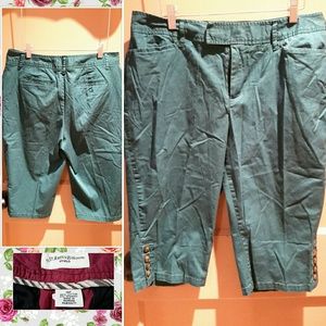 NWOT🌟St. John's Bay 🌟Lady Stretch Capris
